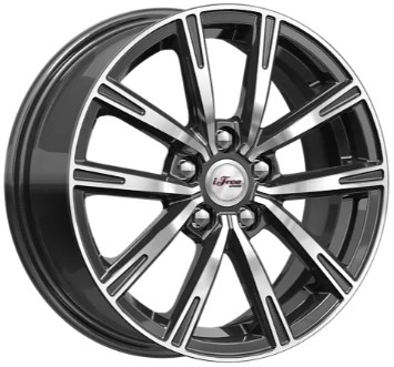 Диски IFREE ДРАЙВЕР 6,0xR15 5x100 57,1 38 Блэк-Джек