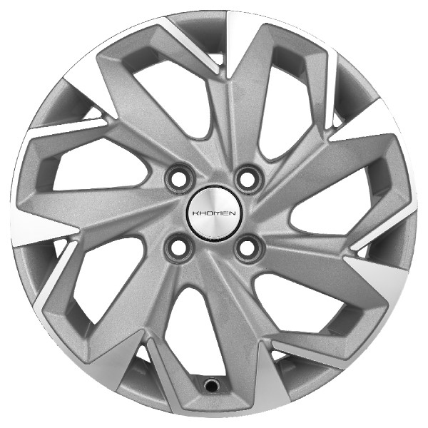 Диски KHOMEN KHW1508_(15_ZV_KIA_RIO) 6,0xR15 4x100 54,1 46 F-SILVER-FP