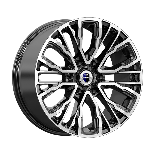 Диски КиК КиК КОРТЕС 8,5xR19 6x139,7 100,1 36 алмаз_черный