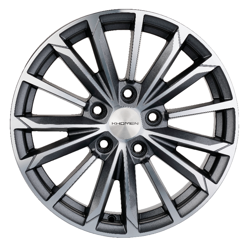 Диски KHOMEN KHW1611_(16_ZV_Mazda_3/ix35) 6,5xR16 5x114,3 67,1 45 GRAY-FP