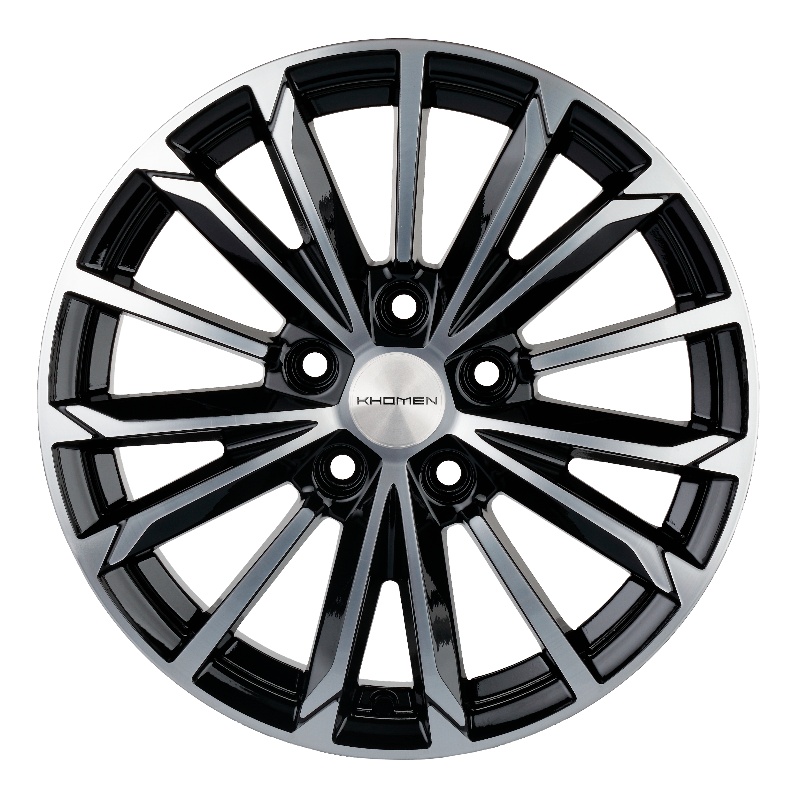 Диски KHOMEN KHW1611_(16_ZV_Ceed/Cerato/i30) 6,5xR16 5x114,3 67,1 50 BLACK-FP