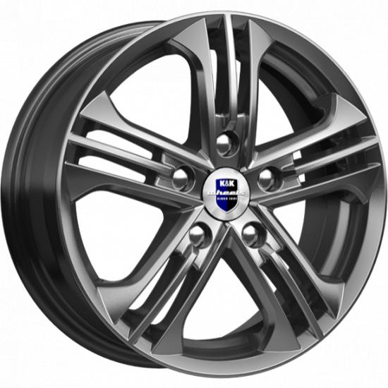 Диски КиК КиК TRINITY 6,0x15 5x100 67,1 39 алмаз черный